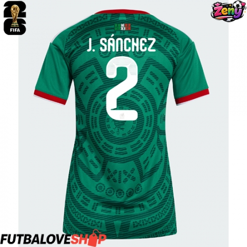 Dres Mexiko Jorge Sanchez #2 Domáci pre Ženy MS 2026 Krátky Rukáv